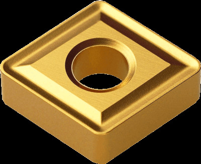 CNMP642 Carbide Turning Insert, Grade TiN/C6, 80° with 5° Positive Lap, 10-Pack