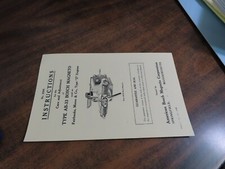No. 2595 Instructions Care Adjustment Type Ab-33 Bosch Magneto Ppb Reprint