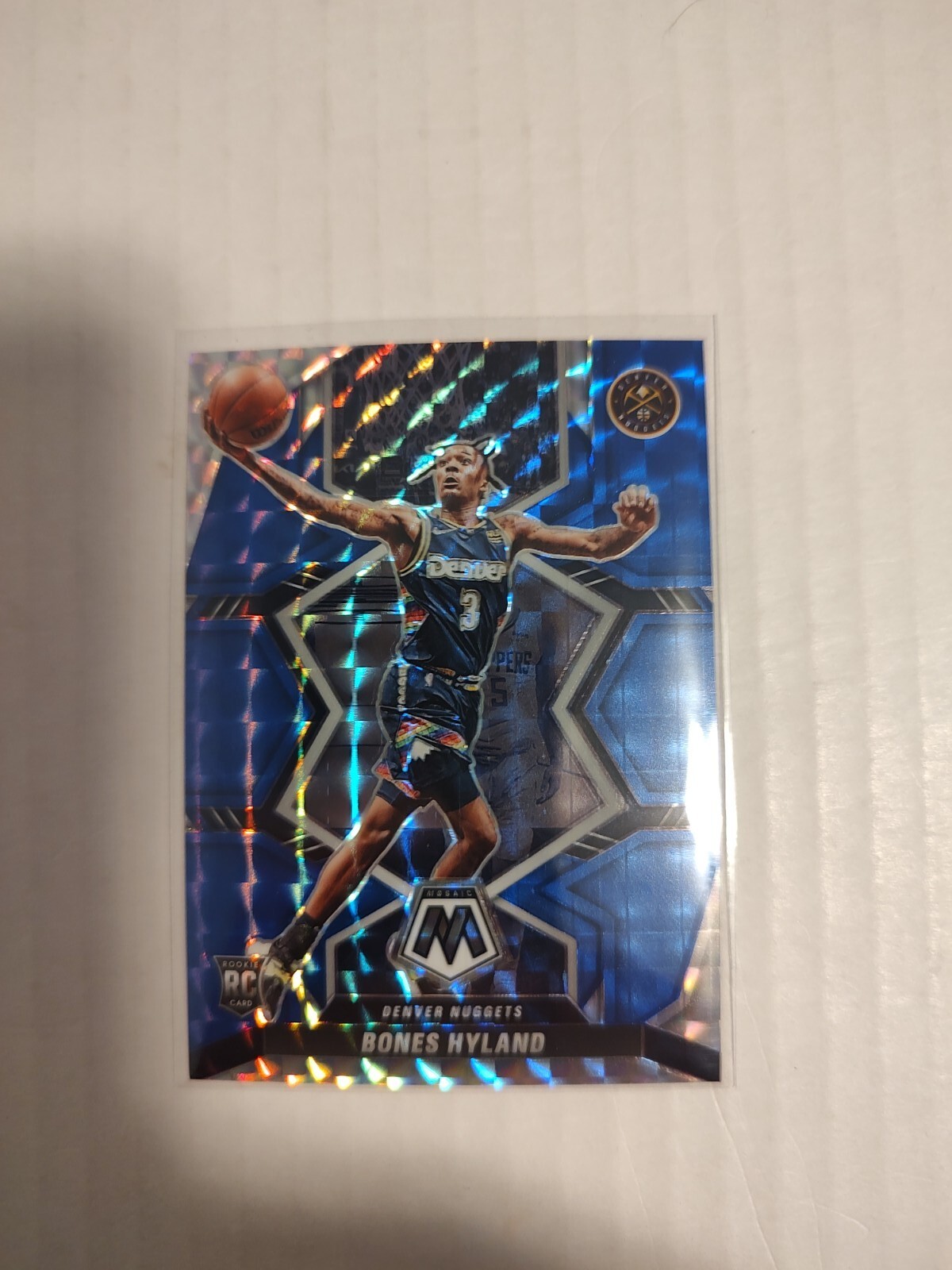 🔥 🔥 21-22 Panini Mosaic Blue Bones Hyland RC #214. /99🔥🔥(PWE)