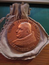 RARE GROSSA MEDAGLIA MANFRINI BEATUS JOANNES XXIII PONT MAX PAPA GIOVANNI XXIII 