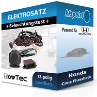 für Honda Civic Fliessheck 06.21- Towtec E-Satz 13Polig Fahrzeugspezifisch NEU