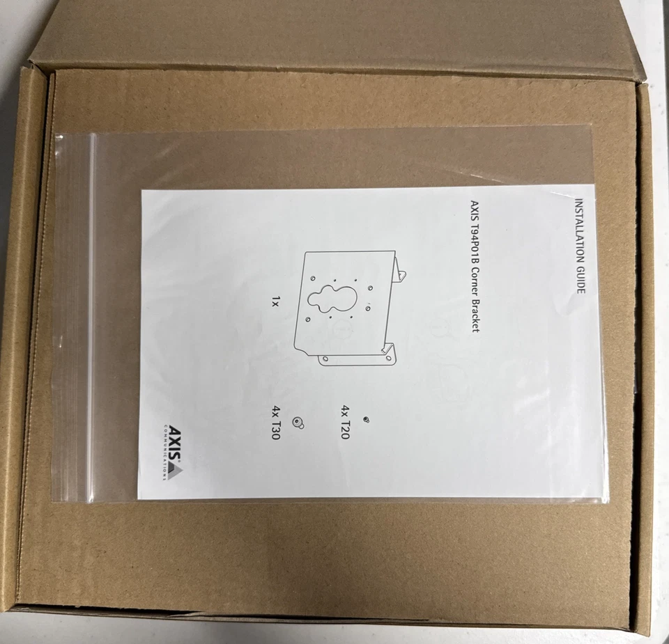 Axis T94P01B Corner Mount Bracket 5504-711 for Network Security Camera - Image 2 of 4