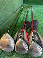 SHORT! Maxfli A10 Driver, 3 & 5 Woods~Regular Graph~GP TV Grips~DING ON DRIVER!!