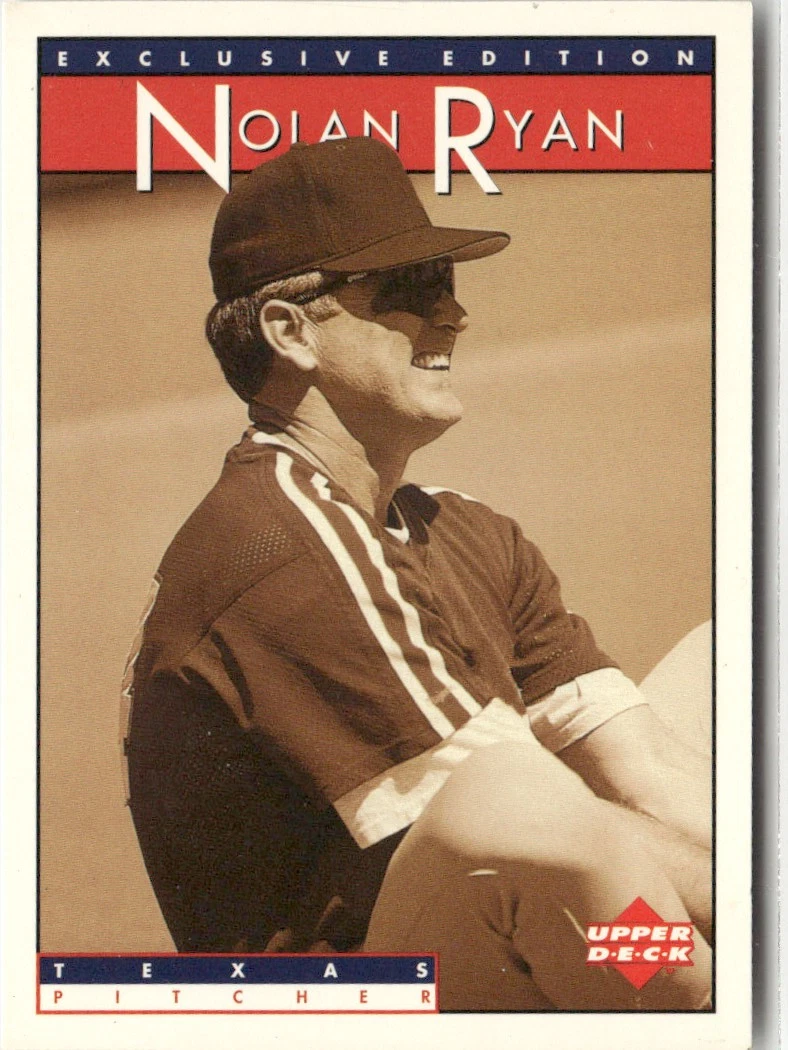 1995 Upper Deck Sonic Heroes of Baseball Nolan Ryan Texas Rangers #6
