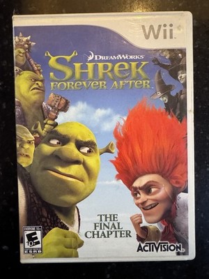Activision Shrek Forever After Final Chapter Nintendo Wii 2010 E10+ NTSC Manual