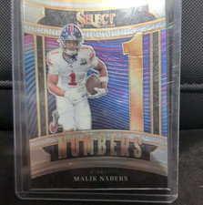 Panini 2025 Select Rookie Insert Malik Nabers #25 New York Giants Football