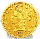 1841-C Liberty Gold Quarter Eagle $2.50 Charlotte Coin - CAC XF Details (CACG)