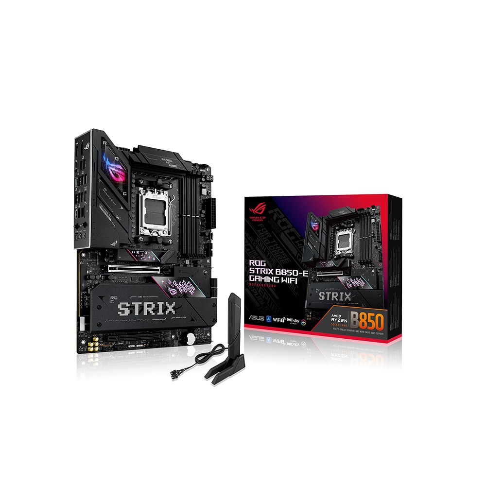 Joom Asus Schwarz Rog Strix B850-E Gaming Wifi Motherboard Socket Am5 Black - Bild 2