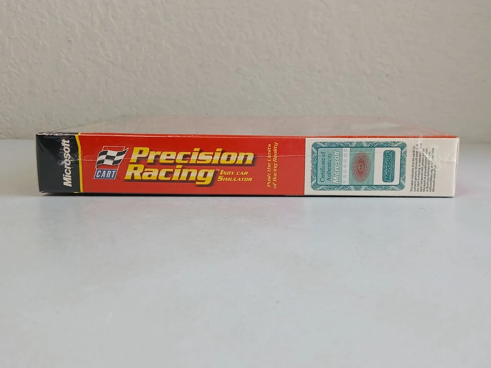 CART PRECISION RACING INDY CAR SIMULATOR Microsoft CD-ROM 1997 Sealed Big Box - Image 4 of 4