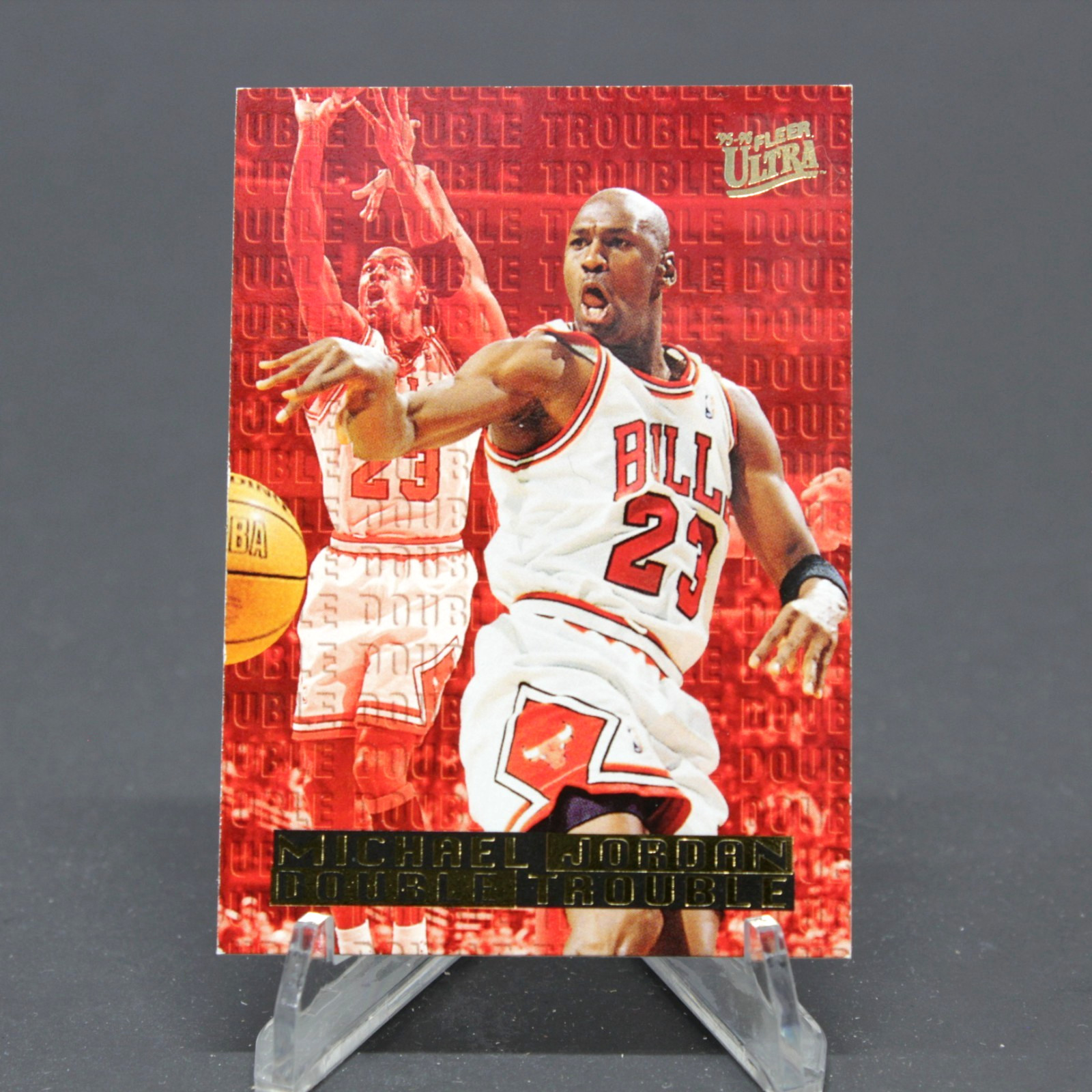 1995-96 Fleer Ultra Michael Jordan Double Trouble #3 - NM