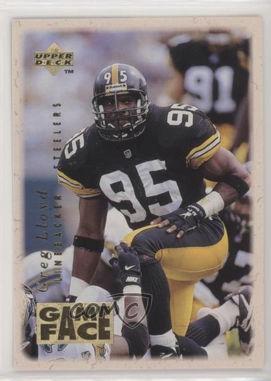 1996 Upper Deck Game Face Greg Lloyd #GF6 09tu