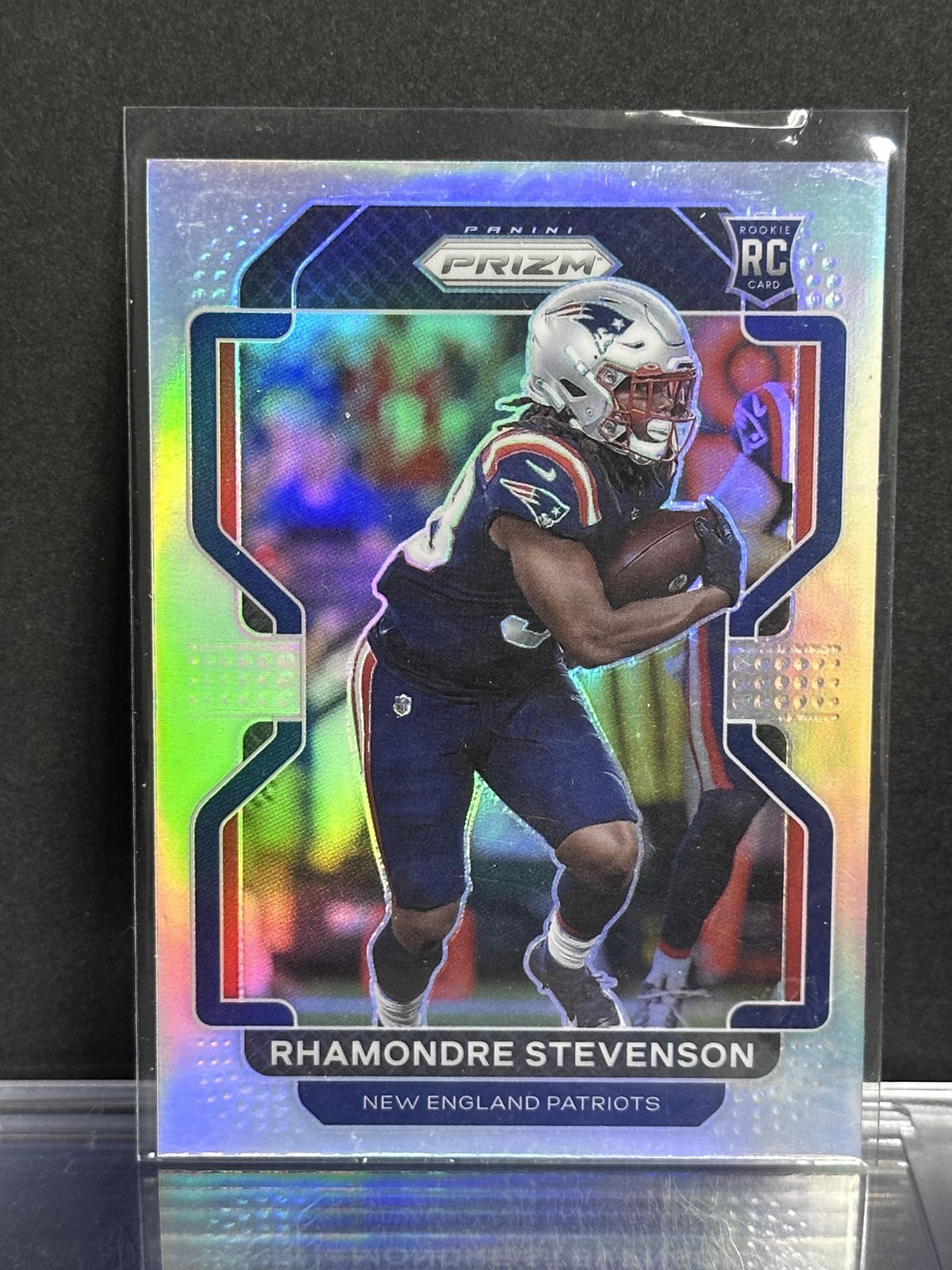 2021 Panini Prizm #367 Rhamondre Stevenson Silver New England Patriots Rookie