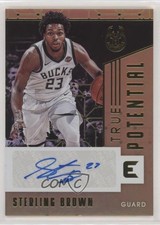 2017-18 Essentials True Potential Signatures Gold /35 Sterling Brown Auto 0g4
