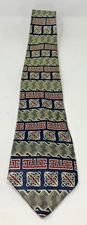 Patrick Francis Ireland Abstract 100% Silk Tie