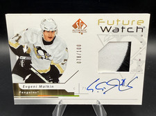 Evgeni Malkin 2006 SP Authentic Future Watch Patch Auto RPA  /100 🔥RARE🔥
