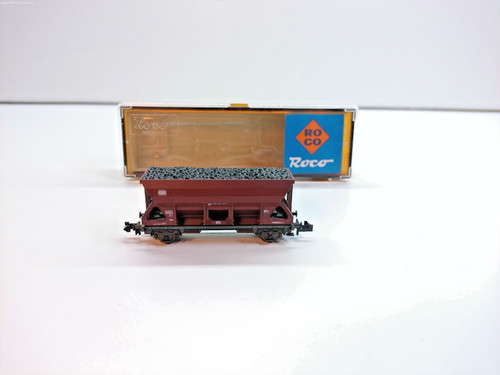 Roco N  02318 A Selbstentladewagen mit Ladung, DB, in OVP # 2879 | Zustand: Gebraucht