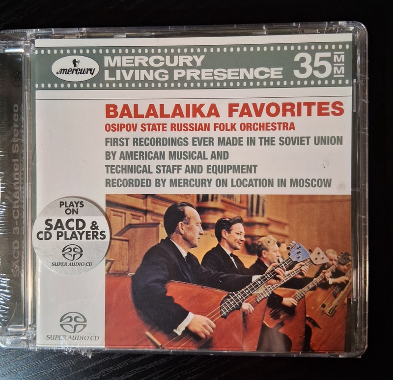 SACD: Balalaika Favorites - Osipov Folk - Super Audio CD Hybrid Living Presence