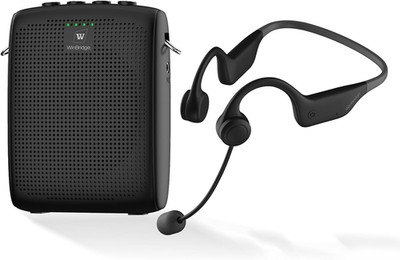 Wireless Voice Amplifier with Earhook Mic - Mini PA System for Teachers