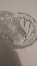 EAPG Open Round Dish/Salt Cellar? (2¾"x2¾"x2¼") Clear, Pre-owned/Good