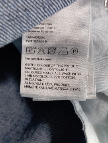 H&M Vaquero rectos Mujeres Vaquero Talla EU 40 azul look casual - Imagen 4 de 5