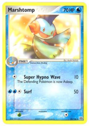 Marshtomp - 36/106 - Uncommon NM, English Pokemon EX Emerald