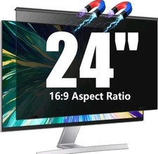Magnetic Computer Privacy Screen Filter 24 Inch for Frameless Monitor Thin Bezel