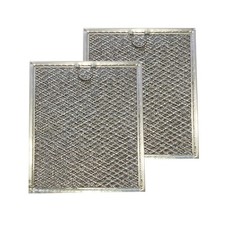 2  Pack Microwave Grease Filter For GE WB06X10125 WB6X486 3422101 - 7 3/4" X 9"
