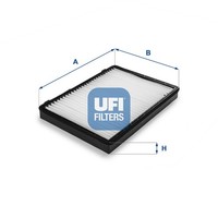 UFI Innenraumfilter 53.151.00 Partikelfilter FüR Opel Chevrolet Antara L07 Cdti