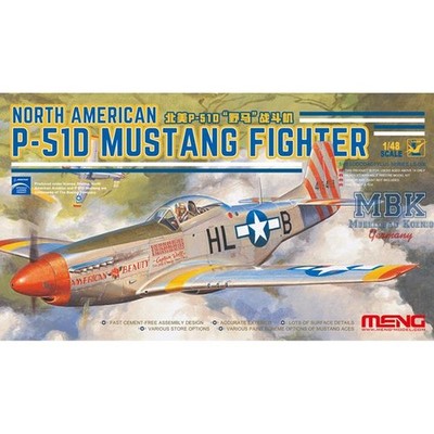 MENG MODEL MENG-LS006 North American P-51D Mustang Fighter