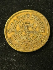 1979 San Jose California Chuck E. Cheese Token Pizza Time
