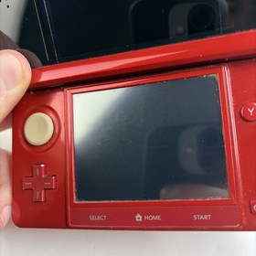 Nintendo 3DS System - Red Region USA, Charger US Model READ!