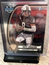 2024 Bowman University Chrome #135 Nate Johnson - 1st Bowman