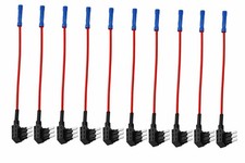 Micro 3 Blade Fuse Kit, 5A/7.5A/10A/15A Automotive Fuses with Clear Window for C