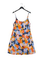 Uniqlo A-Line Midi Dress XL in Multi