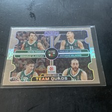 Panini Contenders Panathinaikos BC Team Quads Serial #2/199 EuroLeague 2025-26