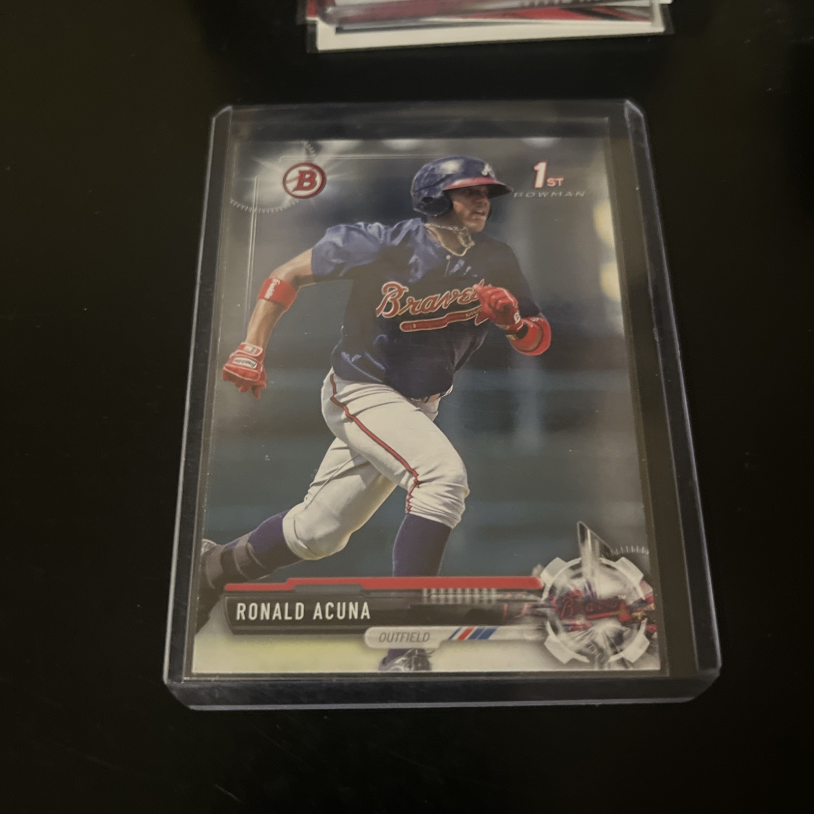 2017 Bowman Ronald Acuna Jr. #BP127 Bowman 1st Paper Rookie RC Prospects Braves