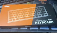 Royal Kludge RK61 Wired Mechanical Keyboard Black QWERTY English Plug Play