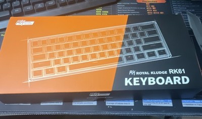 Royal Kludge RK61 Wired Mechanical Keyboard Black QWERTY English Plug & Play