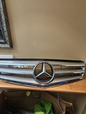 2009-2012 Mercedes-benz C250 C300 C350 Front Upper Chrome Grill