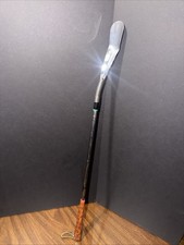 Brown Leather Handled 25" Metal Shoehorn, made in Japan