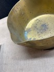 Farmhouse Brass Saucepan or Pot With Iron Handle Heavy Very Old Vintage — photo 9