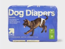 Lot of 3 Up Up Disposable Medium Dog Diapers Packs See description