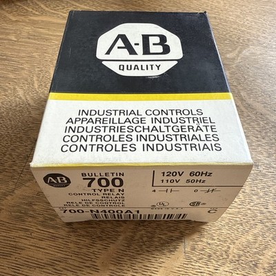 NEW Allen-Bradley Bulletin 700 Type N AC Relay, 700N400A1 Ser. C - US SELLER