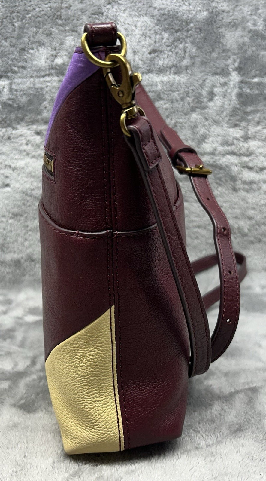 Fossil Multicolor Patchwork Leather Crossbody Bag… - image 6