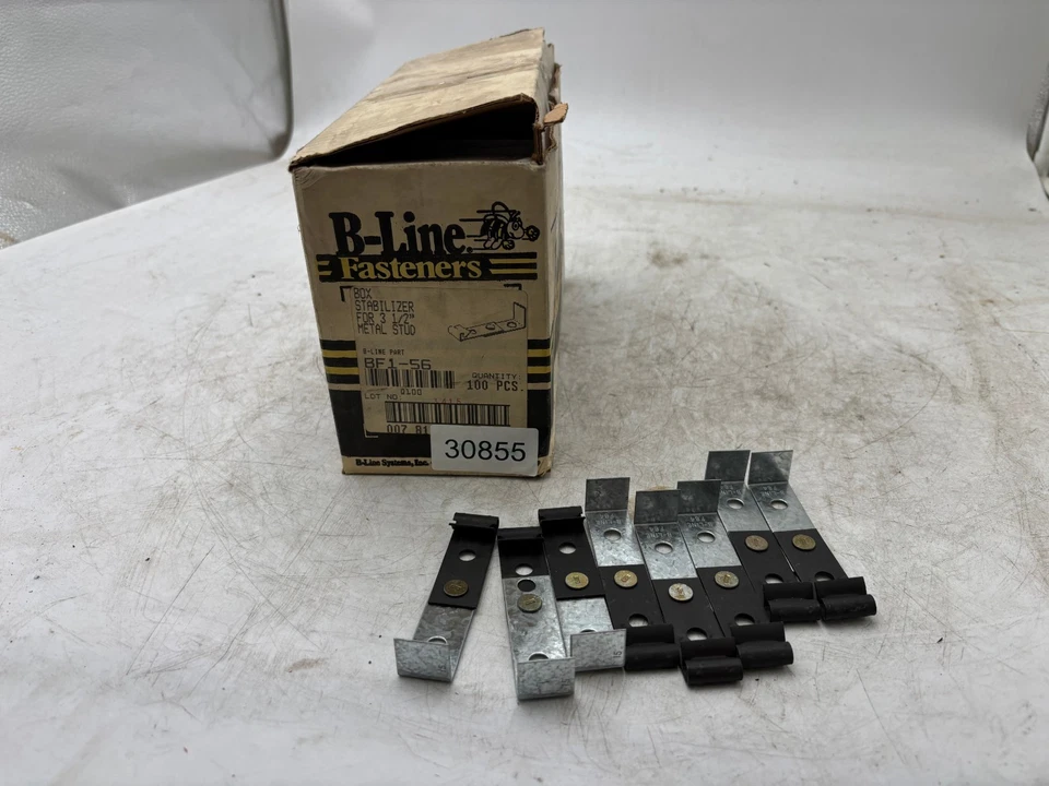 B-Line BF1-56 Electrical Box Stabilizer Steel Lot of 100 - Image 3 of 3