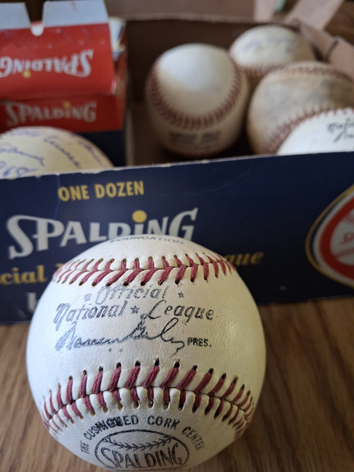 Official National League Baseball From The 1960's Warren Giles Pres