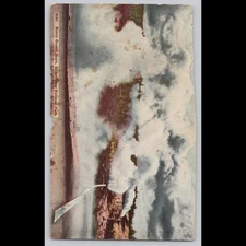 Antique Postcard Norris Geyser Basin Yellowstone National Park 1913