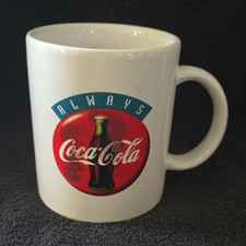  Ancienne tasse à soda en céramique blanche Coca-Cola