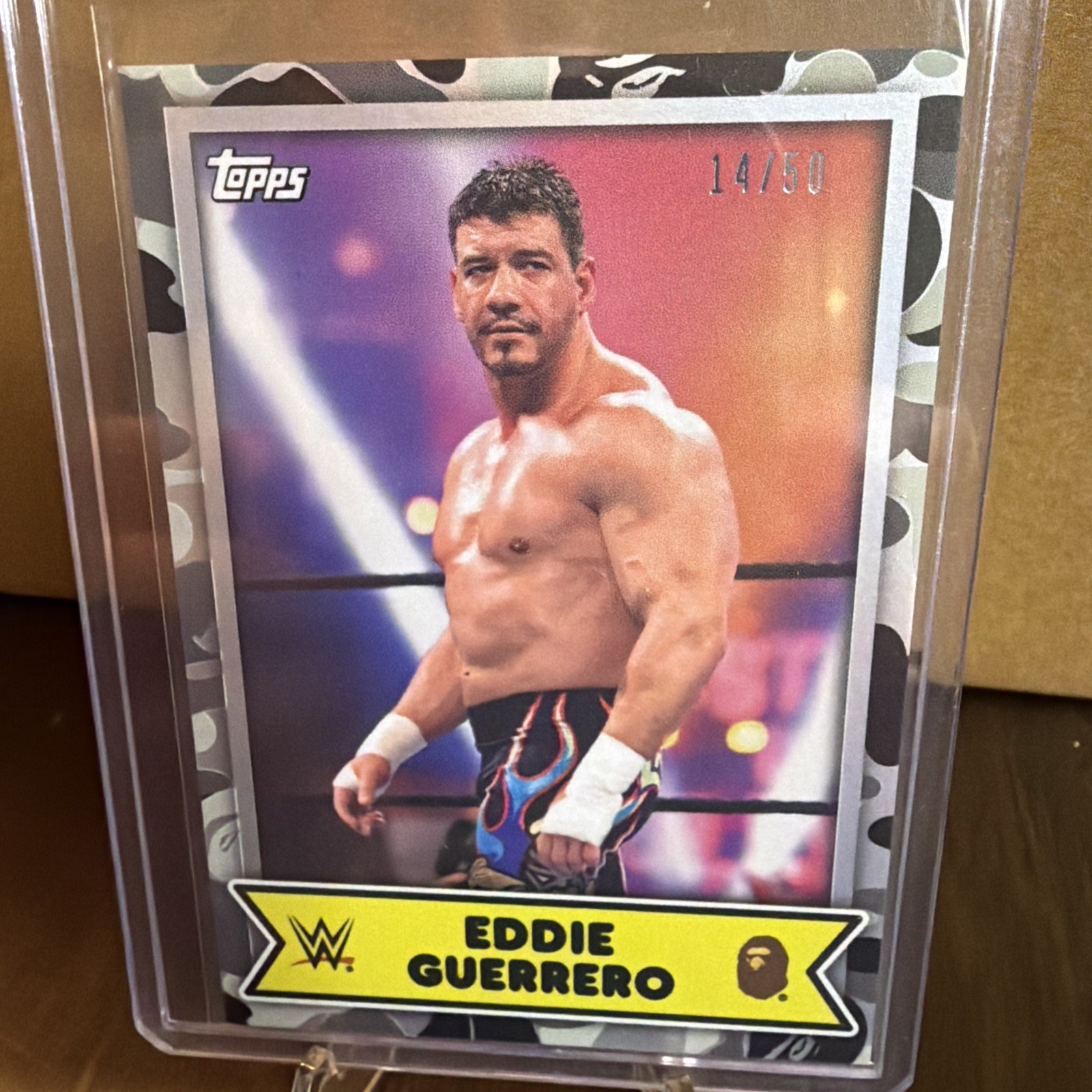 2025 TOPPS WWE x BAPE Eddie Guerrero Camo /50