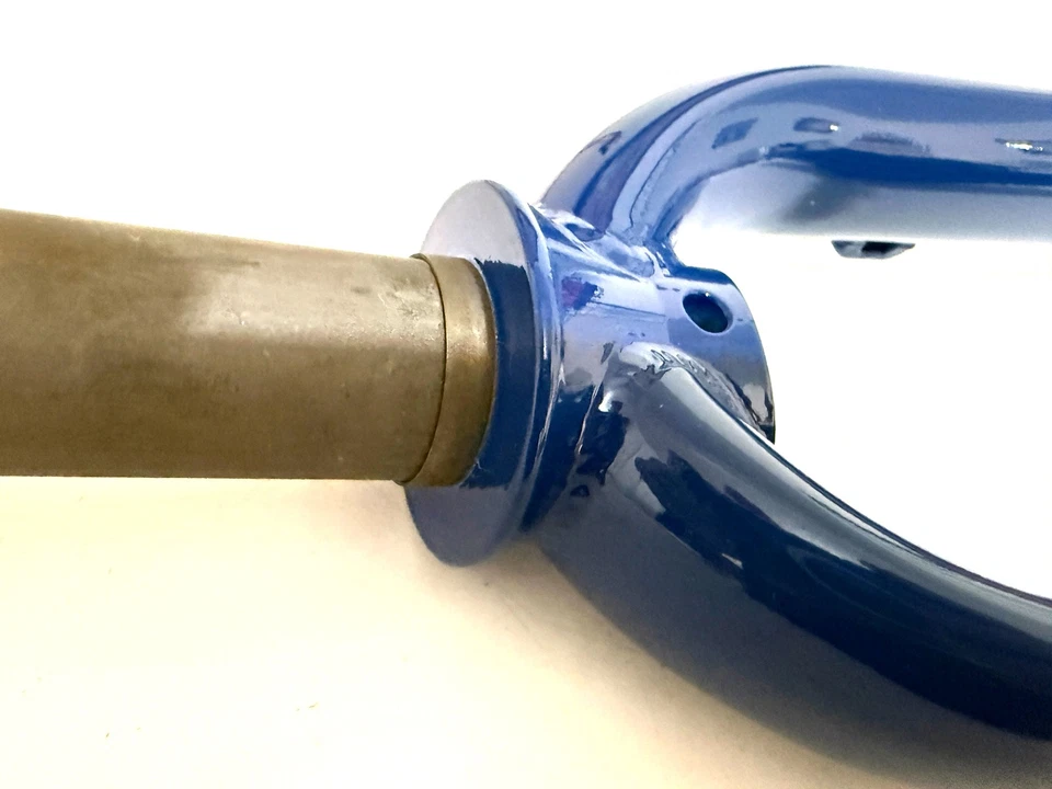 Raleigh IE 1 1/8" 26" Threaded Steel Bike Fork 100mm QR Disc Axle-Crown 410mm - Image 2 of 4